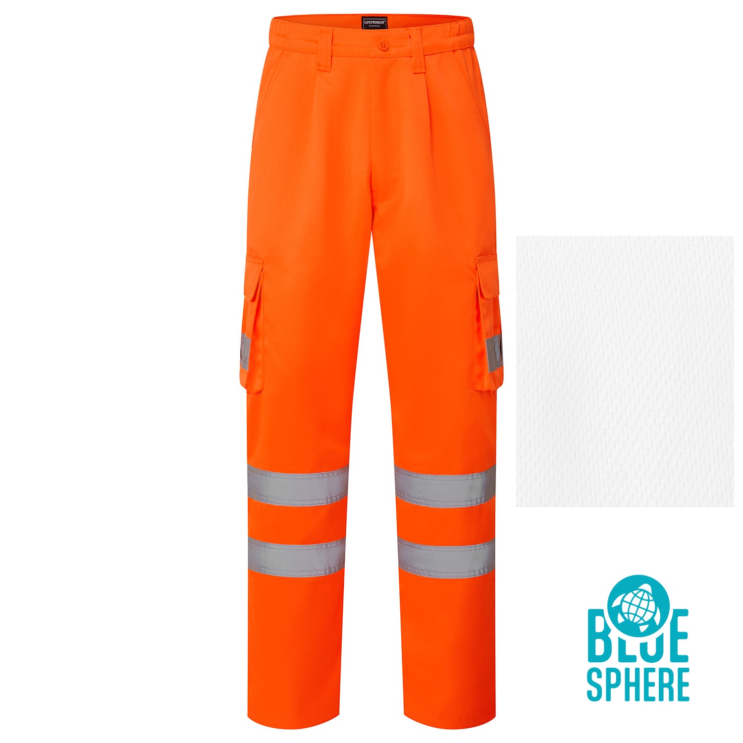Supertouch Eco Hi Vis Combat Trouser
