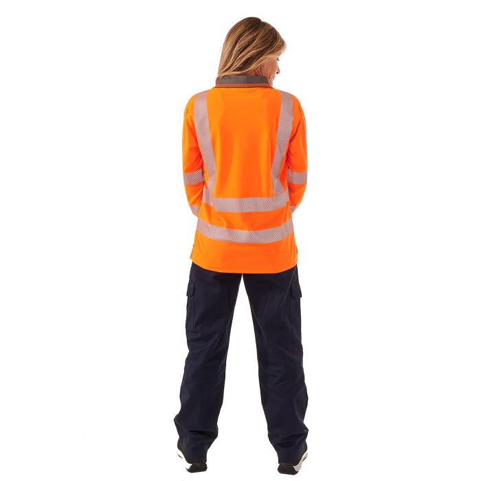 Ladies Hi Vis Jaya Birds Eye Polo