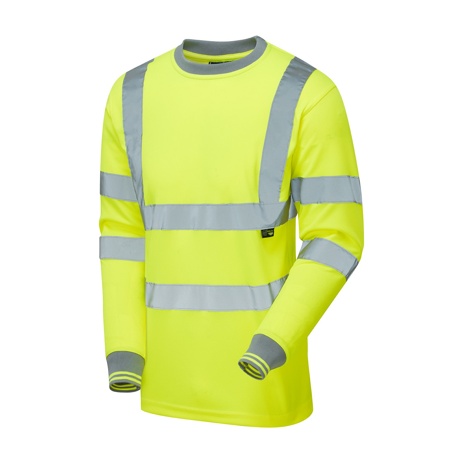Hi Vis Long Sleeve Bird Eye T-Shirt