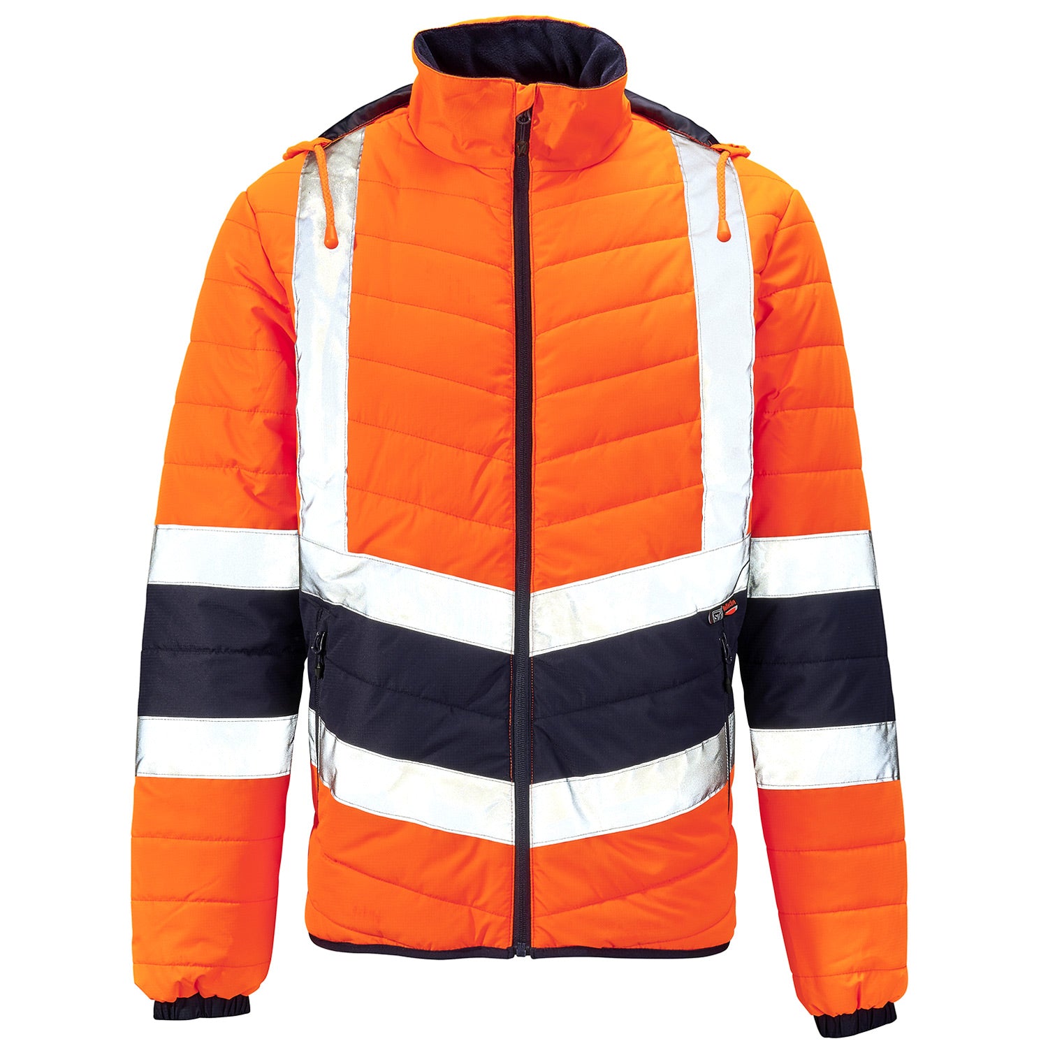 Supertouch Hi Vis 2 Tone Puffer Jacket