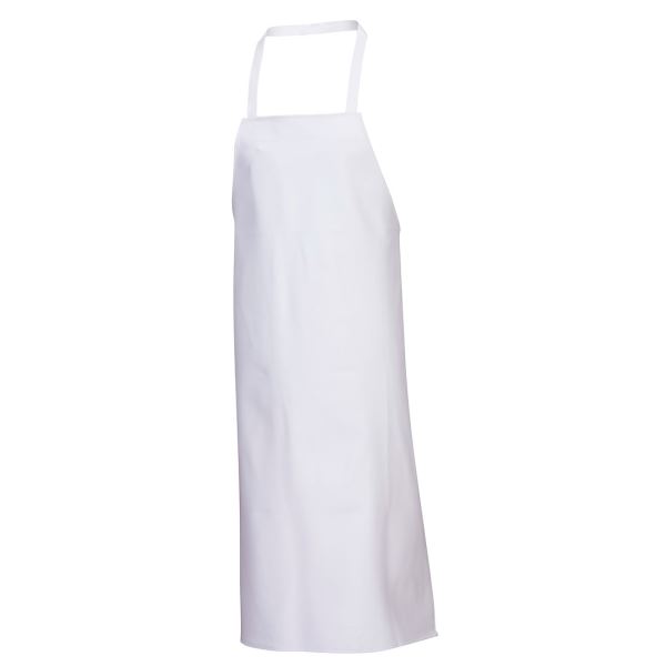 White Food Industry Apron 