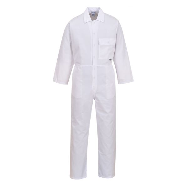 Portwest White Standard Coverall 