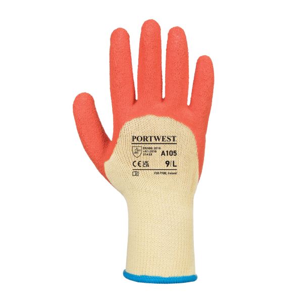 Portwest Yellow Orange Grip Xtra Glove 