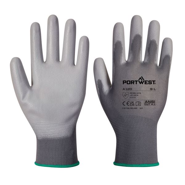 Portwest Grey PU Palm Glove 