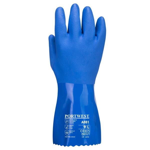 Blue Marine Ultra PVC Chem Gauntlet 