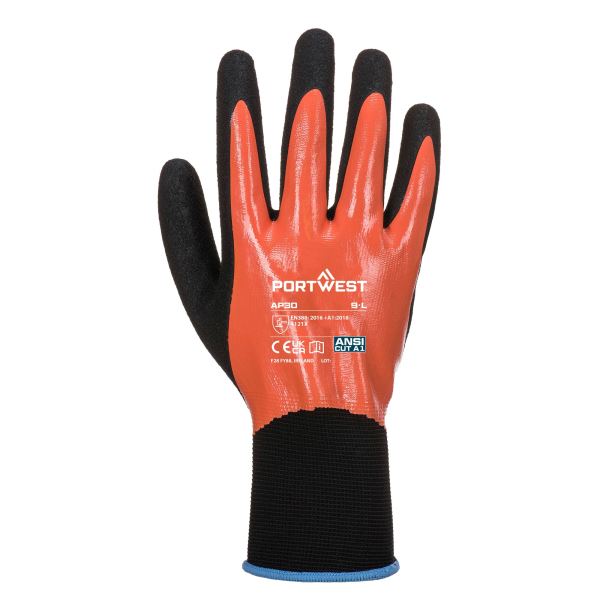 Orange/black Dermi Pro Glove 