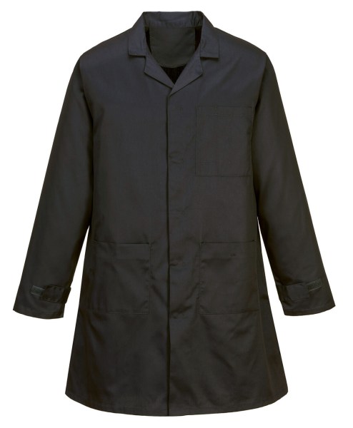 Portwest Black Anti-Static ESD Coat 