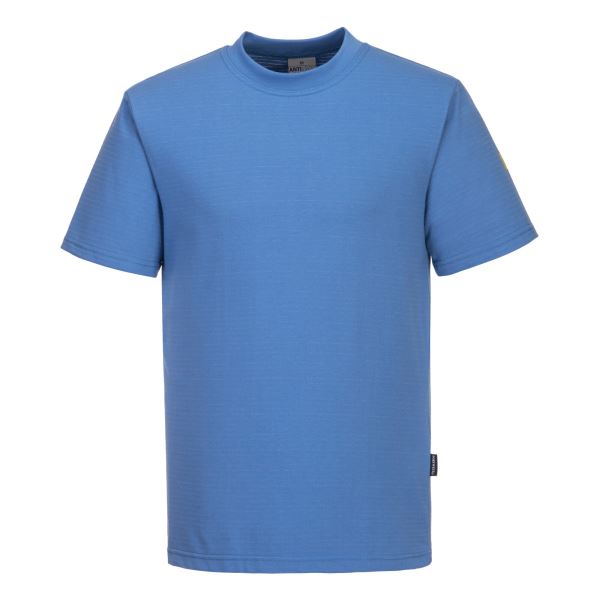 Hamilton Blue Anti-Static ESD T-Shirt S/S 