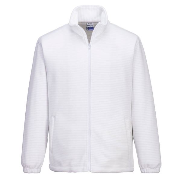 White Anti-Static ESD Fleece 