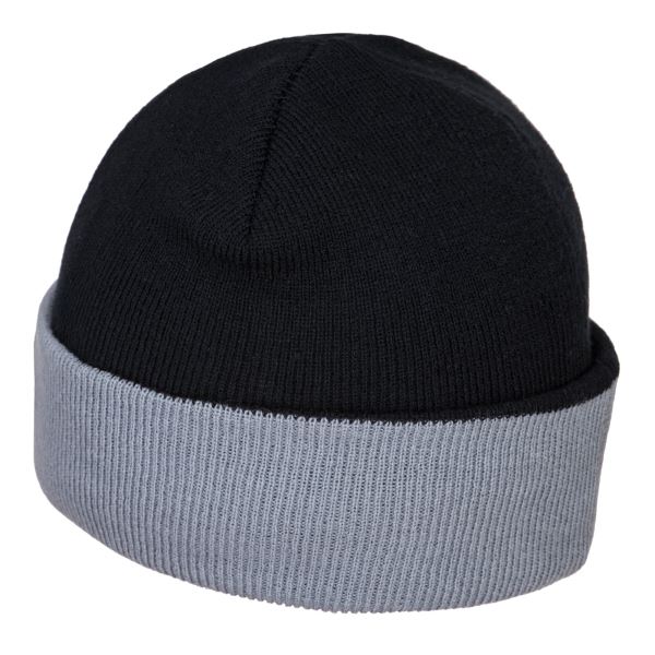 Black/grey Two Tone LED Rechargeable Beanie 