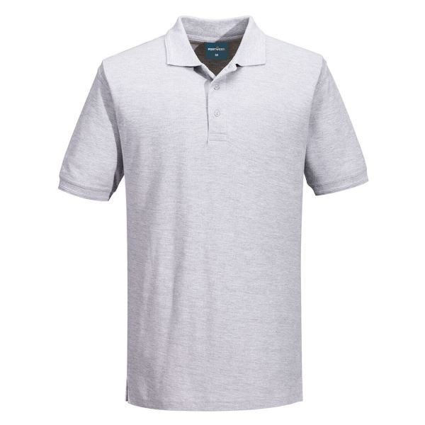 Portwest Heather Grey Naples Polo Shirt S/S 