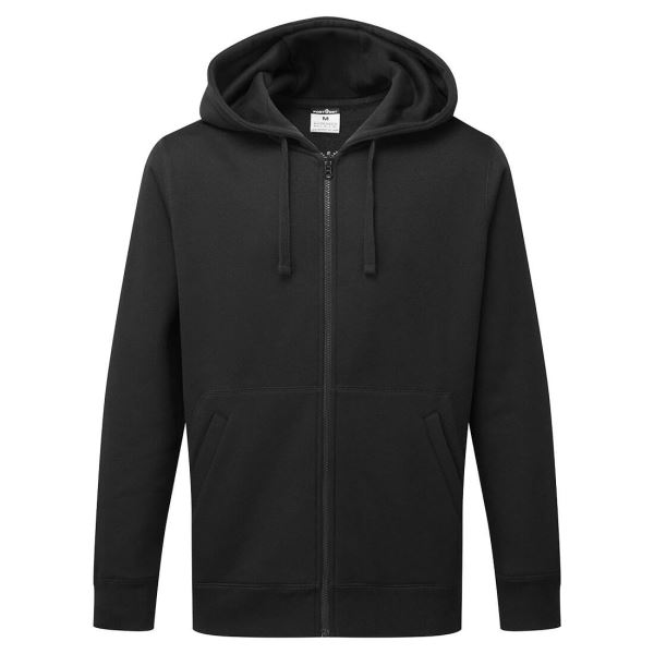 Black Zipped Hoodie 