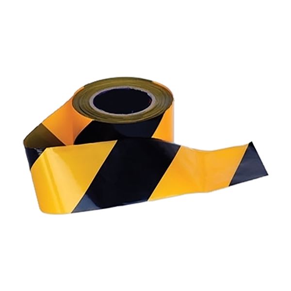 Yellow/black Barricade/Warning Tape 