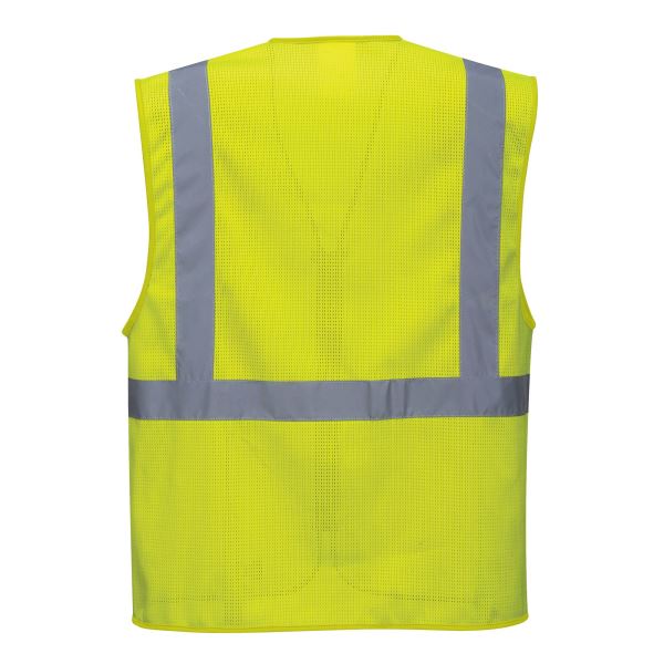 Yellow Athens Hi-Vis Mesh Executive Vest  