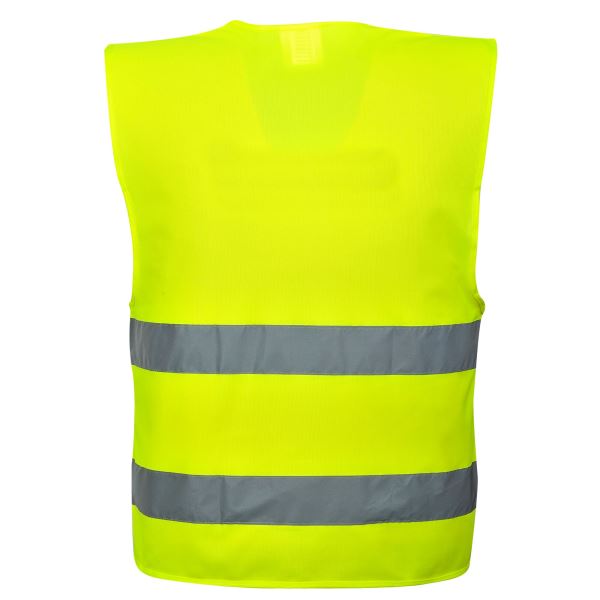 Yellow Hi-Vis Two Band Vest  