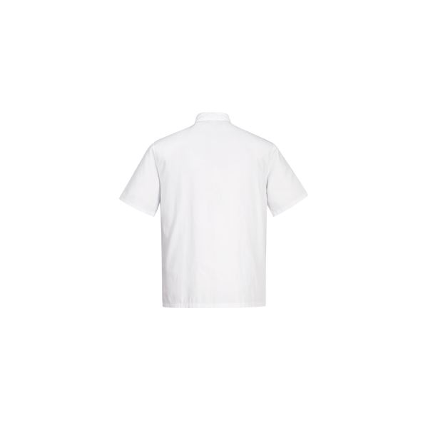 Portwest White Cumbria Chefs Jacket S/S 