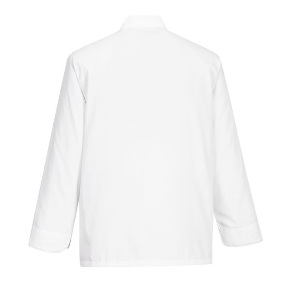 Portwest White Somerset Chefs Jacket L/S 