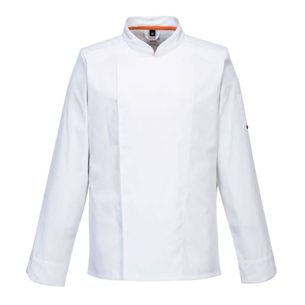 White Stretch Mesh Air Pro Long Sleeve Jacket 