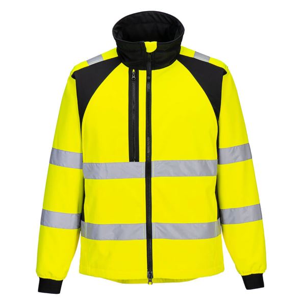 Yellow/black WX2 Eco Hi-Vis Softshell (2L) 