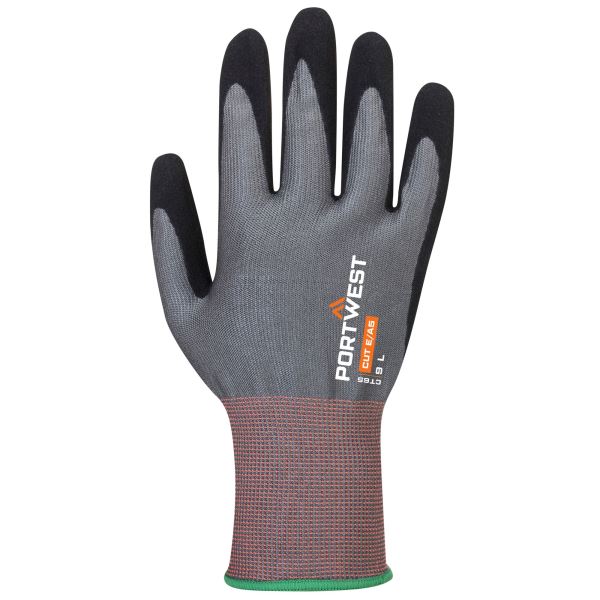 Portwest Grey Black CT Cut E15 Nitrile Glove 