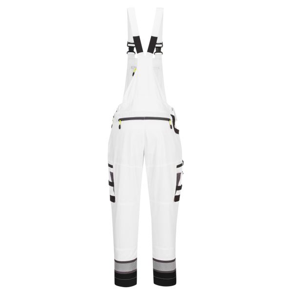 White/grey DX4 Work Bib and Brace 