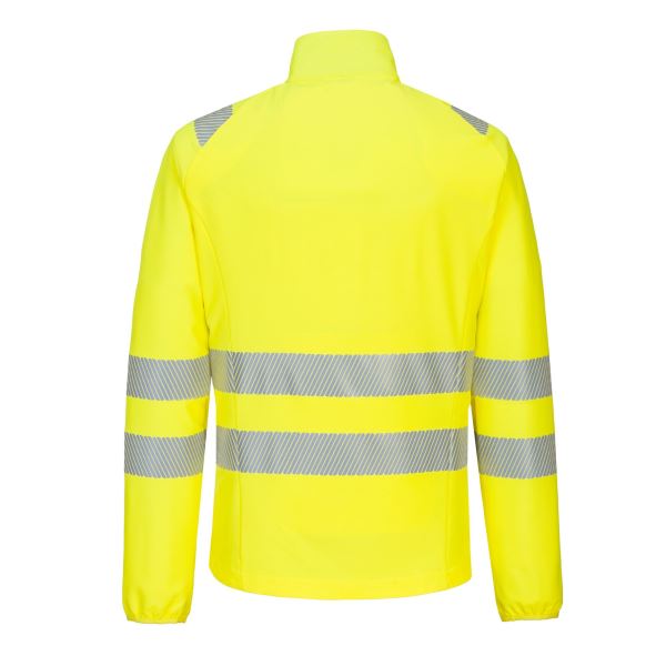 Yellow/black DX4 Hi-Vis Lightweight Mid Layer 