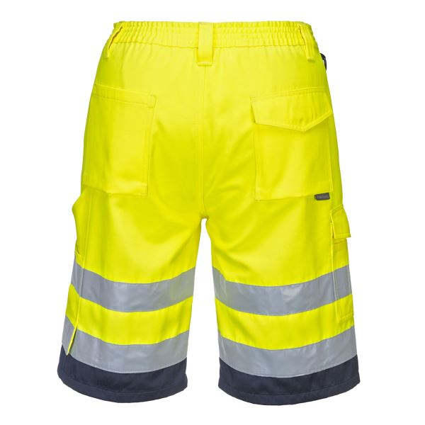 Yellow/navy Hi-Vis Contrast Shorts 