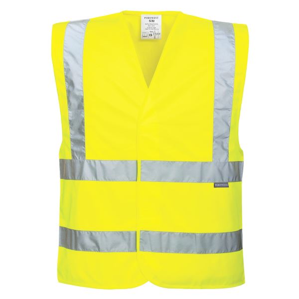 Yellow Eco Hi-Vis Vest (10 Pack) 