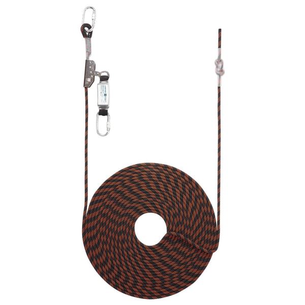 Black/orange 20m Rope Guided Fall Arrest 