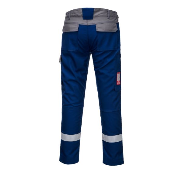 Royal Blue Bizflame Industry Two Tone Trousers 