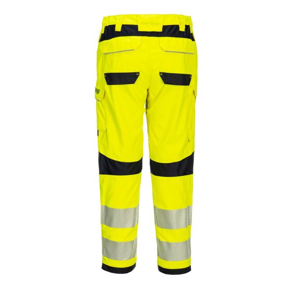 Yellow/black PW3 FR Hi-Vis Women's Work Trousers 