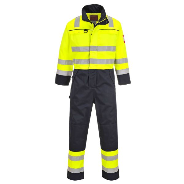 Yellow/navy Hi-Vis Multi-Norm Coverall 