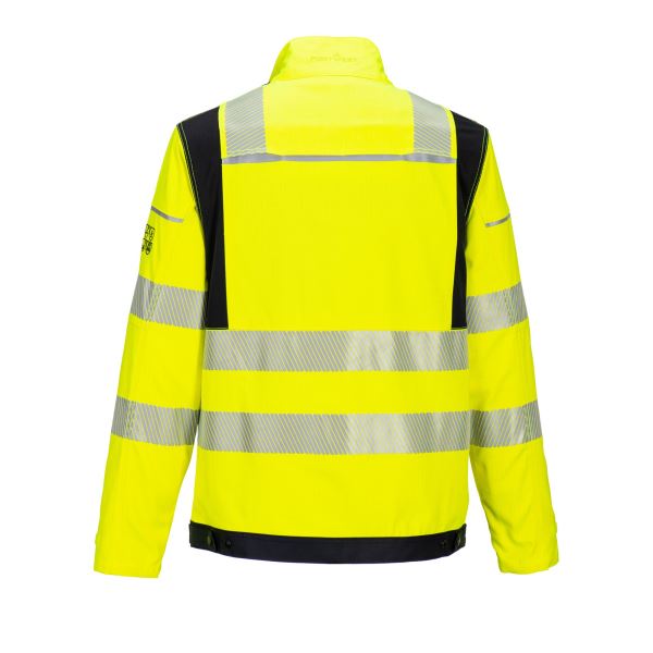 Yellow/black PW3 FR Hi-Vis Work Jacket 