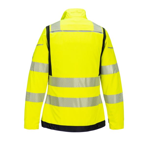 Yellow/black PW3 FR Hi-Vis Women's Work Jacket 