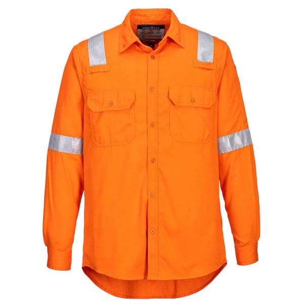 Orange FR Lightweight Anti-static Shirt 