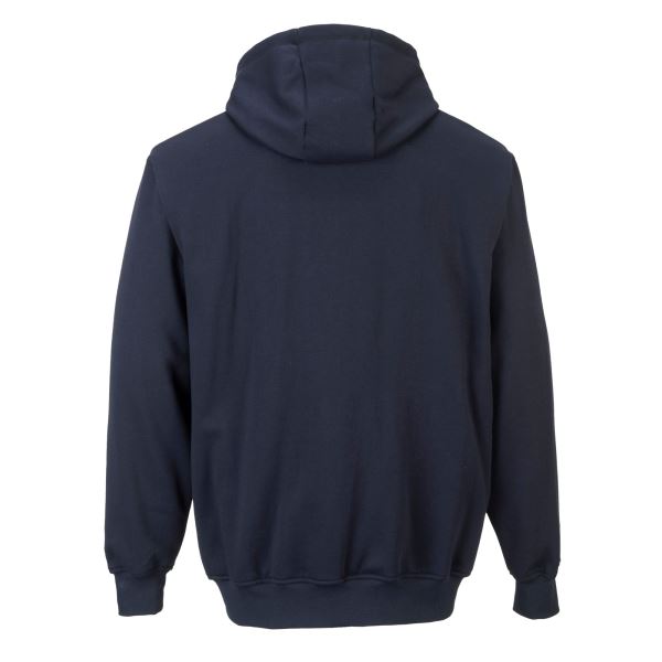 Navy FR Zip Front Hooded Sweatshirt 