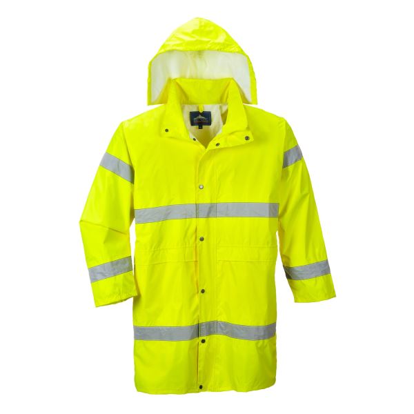 Yellow Hi-Vis Rain Coat 100cm  