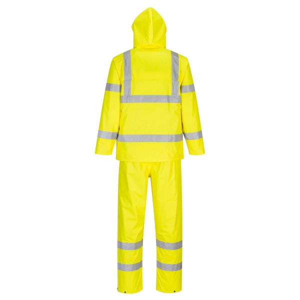 Yellow Hi-Vis Packaway Rain Suit  