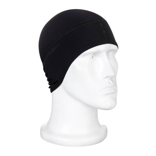 Black Helmet Liner Cap 