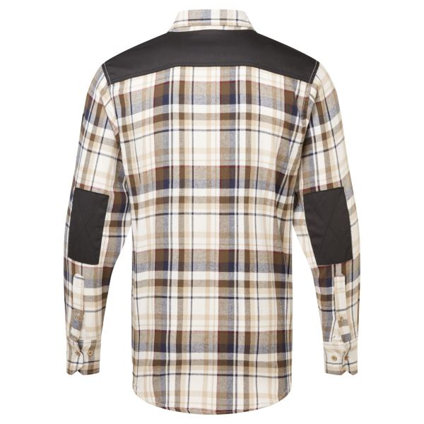 Brown Check KX3 Check Work Shirt 