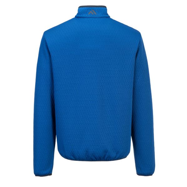 Portwest Quartz Blue KX3 Textured 1/4 Zip Sweatshirt 