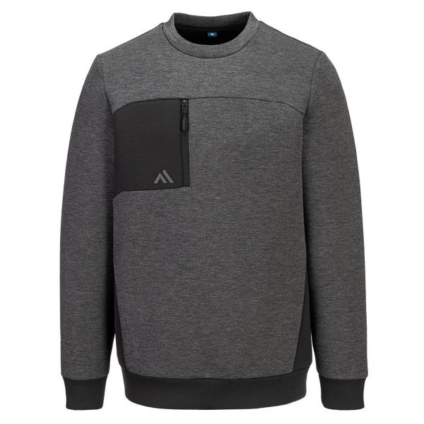 Portwest Metal Grey KX3 Tech Sweatshirt 