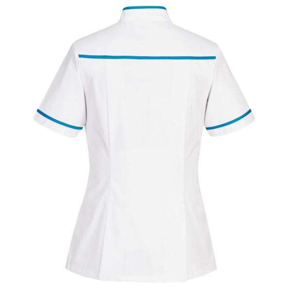 White/aqua Medical Tunic 