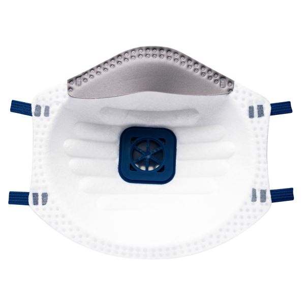 White FFP2 Valved Respirator (Pk10) 