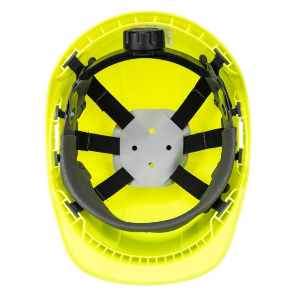 Yellow Endurance Badge Holder Helmet 