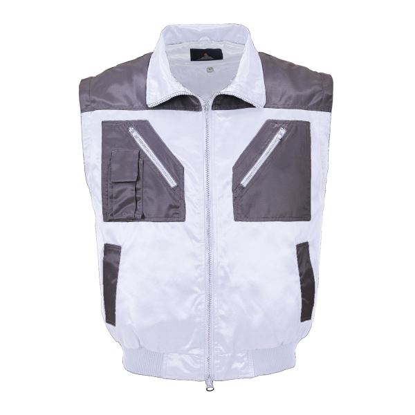 White Two Tone Pilot Jacket 