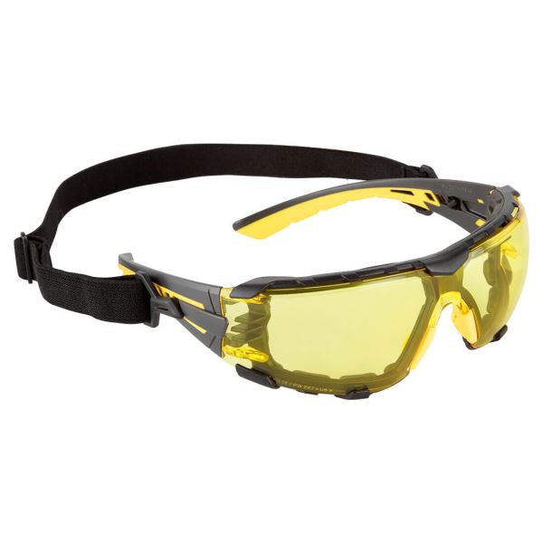 Amber Tech Look Pro KN Safety Glasses 