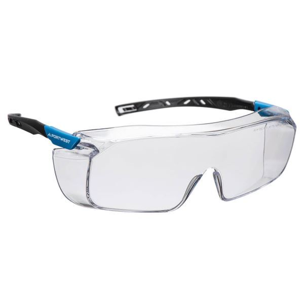 Clear Top OTG Safety Glasses 