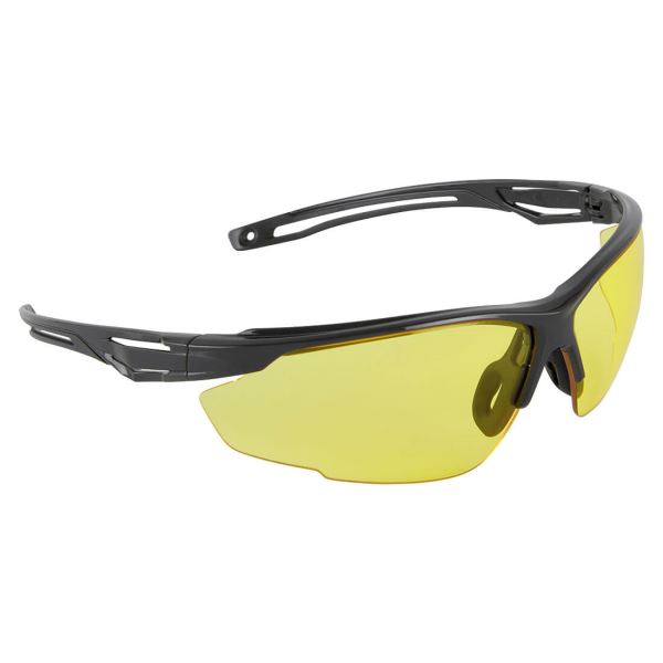 Amber Anthracite Safety Glasses 