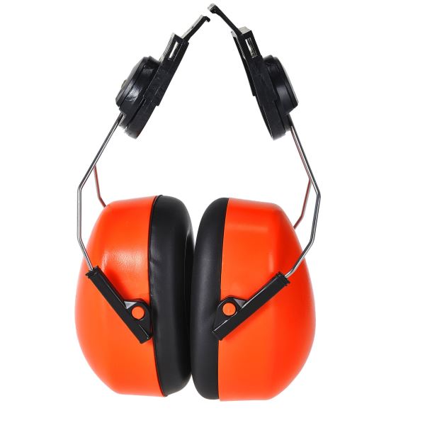 Orange Endurance HV Clip-On Ear Defenders 